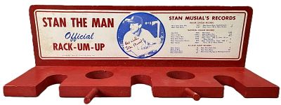 Stan The Man Official Musial 1964 Baseball Bat Rack. Great original Stan The Man Inc 1964 Dated 