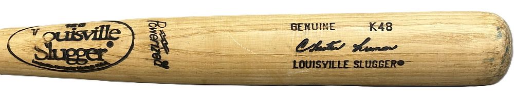 Lot 138: Chet Lemon Game Used Detroit Tigers K48 Louisville Slugger Bat 35” 33oz