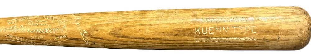 Lot 141: Harvey Kuenn 143S Special Order Adirondack 1966-68 Game Used Bat