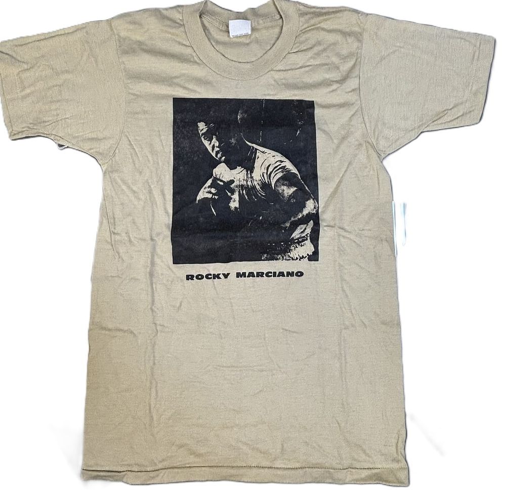 Lot 152B: Rocky Marciano Original 1970s Screen Stars Boxing T-Shirt Size Small