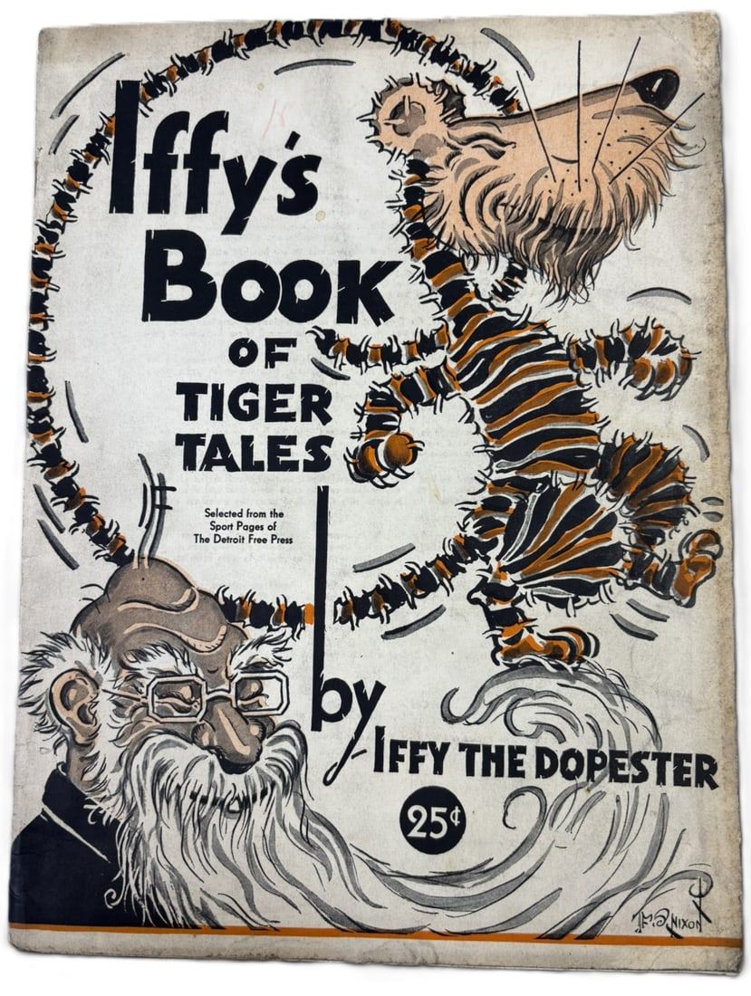 Lot 158: Iffy's Book of Detroit Tiger Tales Magazine Brochure 64 Pages