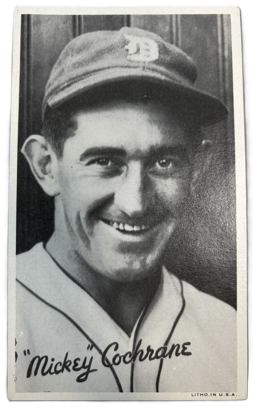 Lot 234: 1936 R314 Goudey Premium Mickey Cochrane Detroit Tigers