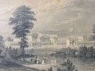 1840 Engraving “The Queen’s Palace from St. James’s Park” Framed Print. Framed mid-19th century Image - 6