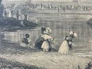 1840 Engraving “The Queen’s Palace from St. James’s Park” Framed Print. Framed mid-19th century Image - 8
