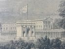 1840 Engraving “The Queen’s Palace from St. James’s Park” Framed Print. Framed mid-19th century Image - 10