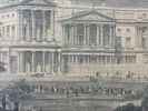1840 Engraving “The Queen’s Palace from St. James’s Park” Framed Print. Framed mid-19th century Image - 11