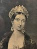 1839 “Her Majesty The Queen” Engraving for New York Albion Framed. Framed 19th century engraved Image - 2