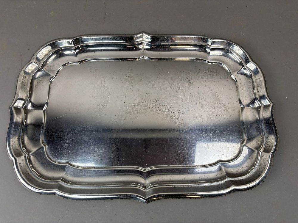 Lot 153: Windsor Gorham Sterling Silver Tray 18.5" Serving Tray 1574 Grams