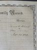 1851 American Bible Society Holy Bible Leather Bound Family Bible. Mid-19th century leather Image - 13