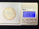 Three Morgan Silver Dollars 1898 1899 1899 Circulated Lot. Lot of three United States Morgan Image - 7