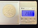 Two 1900 Morgan Silver Dollars Circulated Pair. Lot of two United States Morgan silver dollars Image - 5