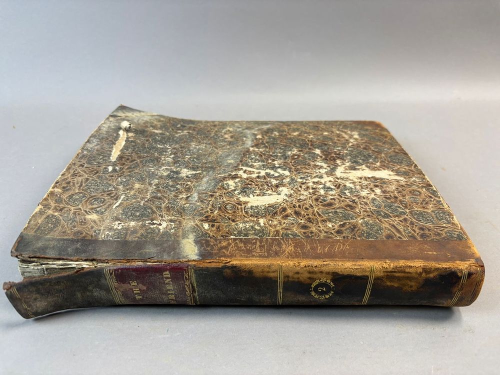 Lot 242: 1829 The Friend Religious Literary Journal Vol II Farrand Hudson NY