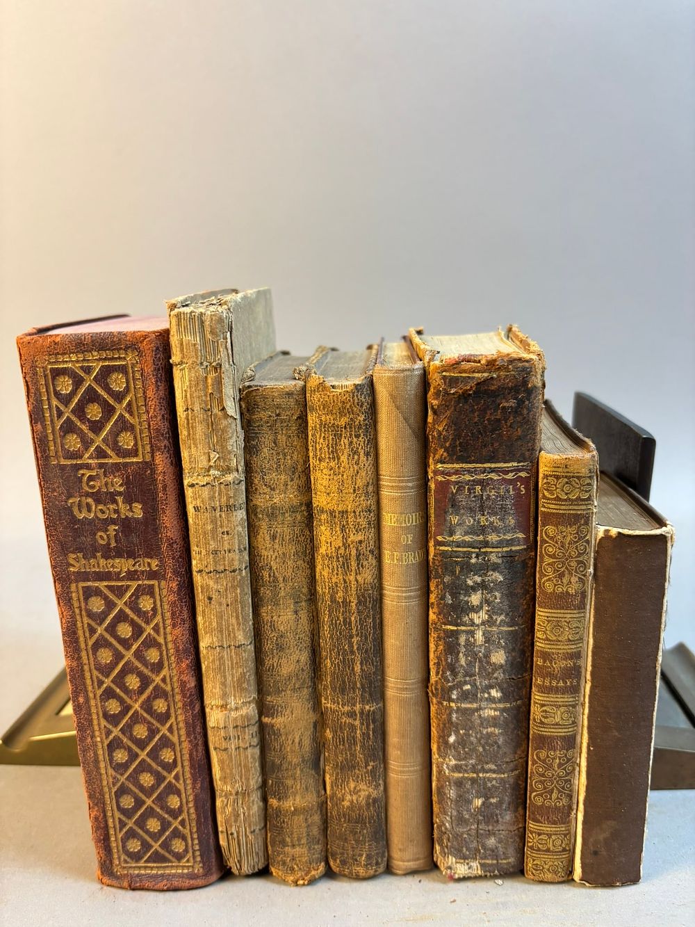 Lot 255: Antique Literature Books Shakespeare Virgil Bacon Waverley Penn 1791–1839