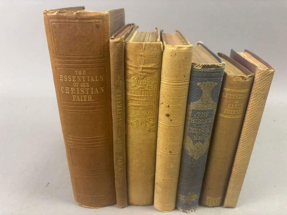 Lot 261: 19thC Christian Theology & Devotional Books Watts Whyte Cecil Barclay