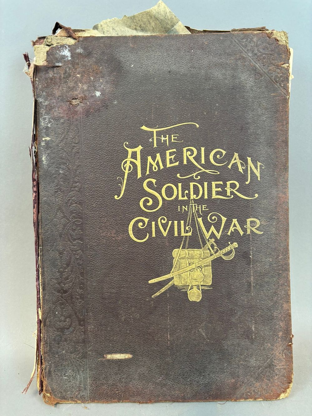Lot 306B: The American Soldier in the Civil War Illustrated History Jefferson Davis