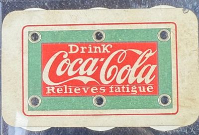 Coca-Cola Baseball Score Perpetual Counter by J.B. Carroll, Chicago. Vintage Coca-Cola perpetual 