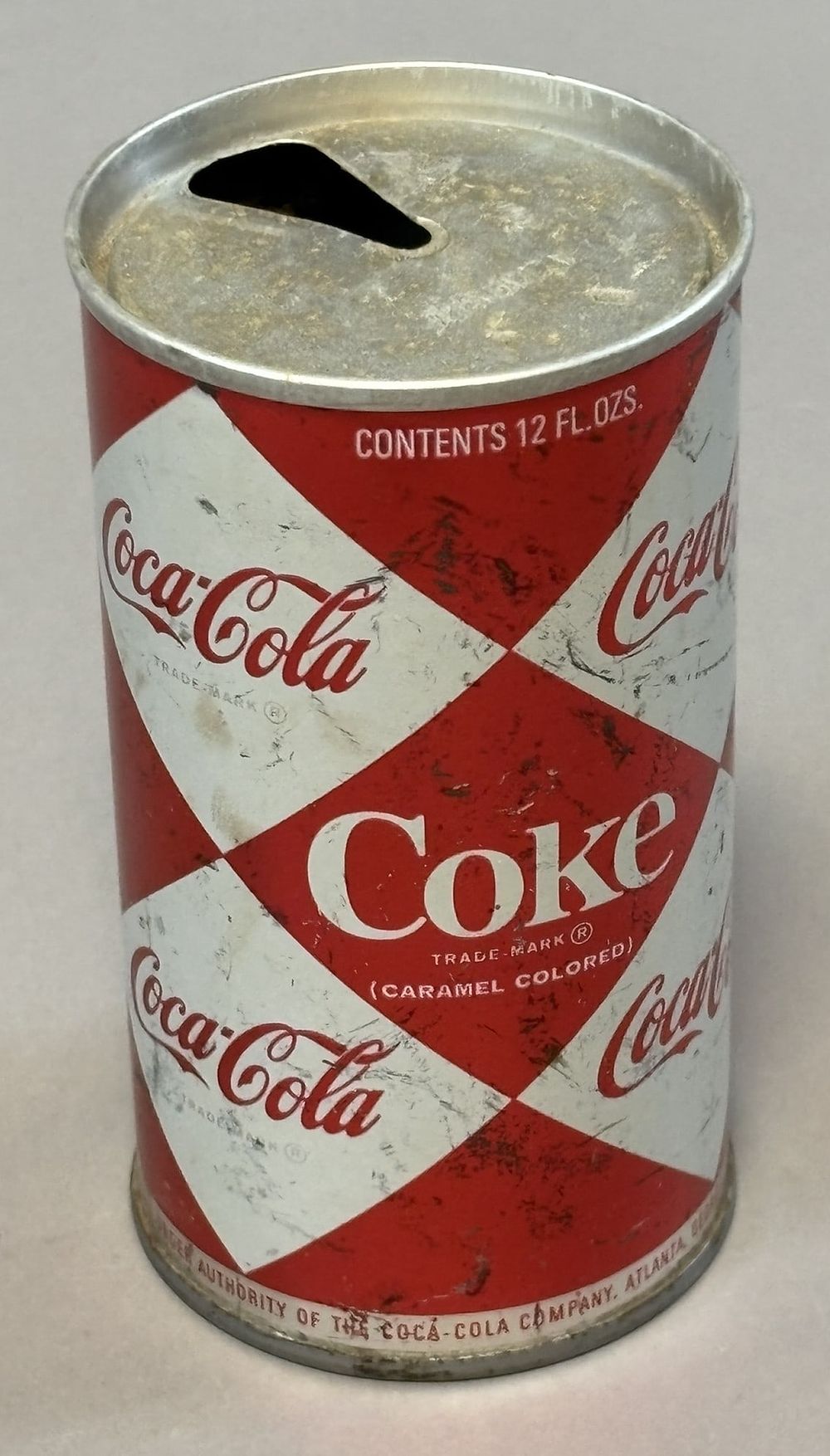 Lot 201: Coca Cola Pull Tab Original 12 Oz Coke Metal Can