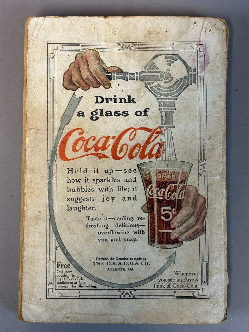 Lot 313: Bob Steele's Last Fight by Donald Grayson w/ Coca Cola Advertising Back Cover