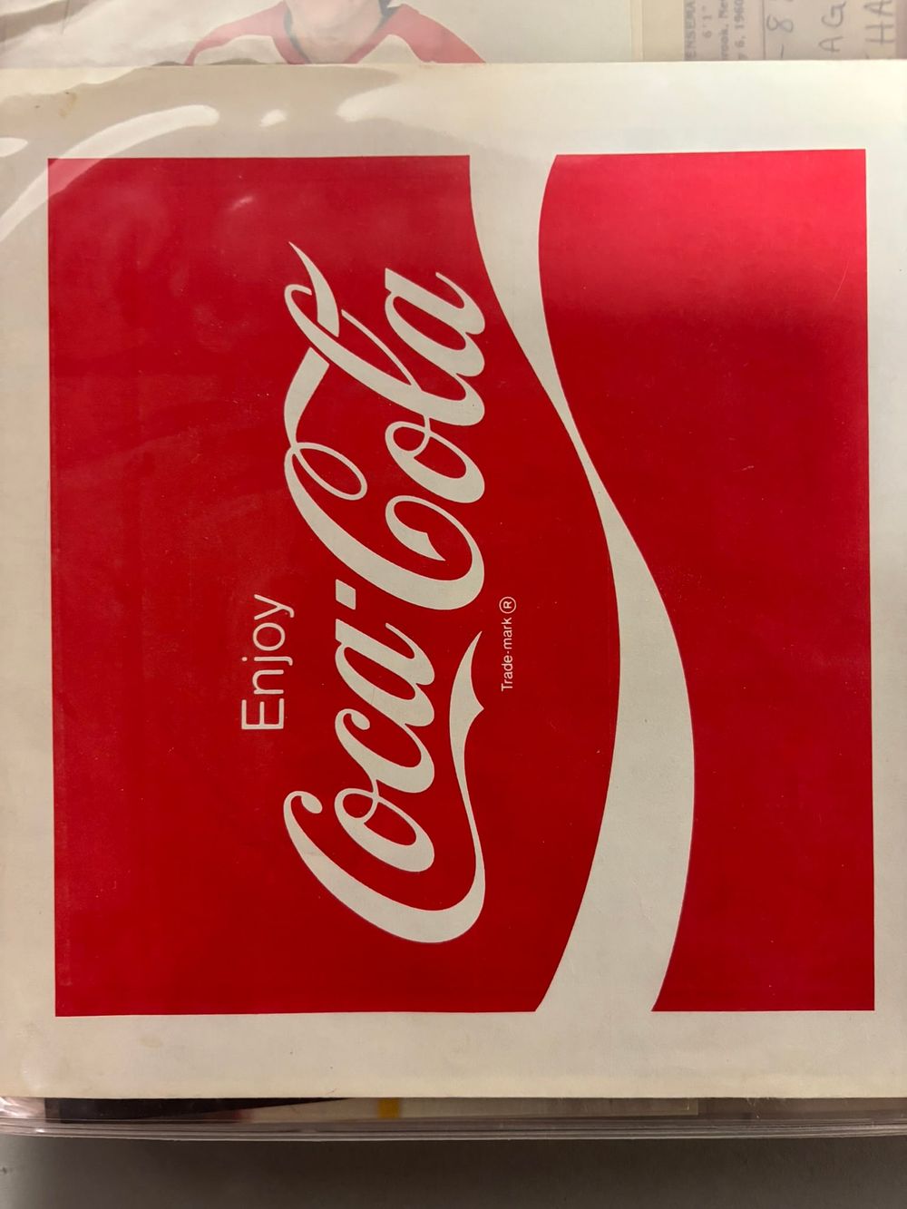 Lot 391: 34 Pages Coca Cola Hockey NHL Advertising Cards & Promotional Items