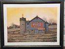 Lot 3 Original Coca Cola Framed, Matted & Signed Howie Stiff 1978 Prints. See all photosImage - 1