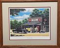 Lot 3 Original Coca Cola Framed, Matted & Signed Howie Stiff 1978 Prints. See all photosImage - 8