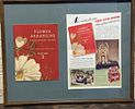 Lot 4 Coca Cola Original Framed and Matted Advertising Related Paper Items. See all photosImage - 1