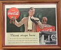 Lot 4 Coca Cola Original Framed and Matted Advertising Related Paper Items. See all photosImage - 8