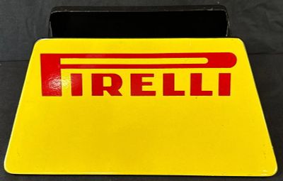Pirelli Porcelain Original Advertising Tire Rack Display. TAC #063213 - Great original porcelain 