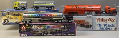 3 Gasoline Tanker Trucks Shell Phillips 66 Texaco. Please make sure you view all photos and ask 