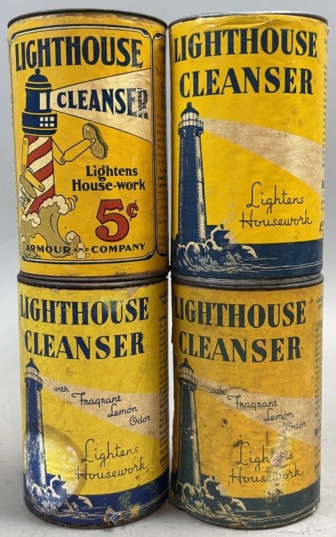 Lot 222: Lot of 4 Lighthouse Cleanser 14oz Full Cans