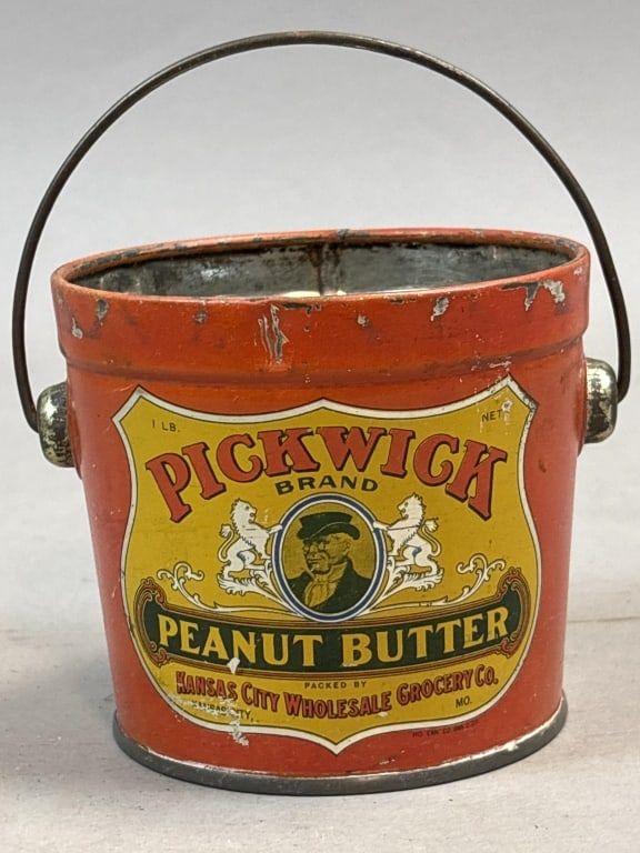 Lot 237: Pickwick 1lb Peanut Butter Tin Bucket w/ Handle