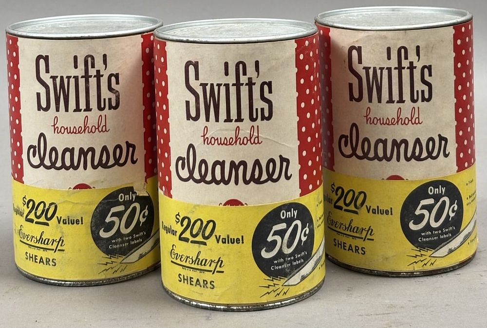 Lot 261: Lot of 3 Swift's Household Cleanser Full Unopened