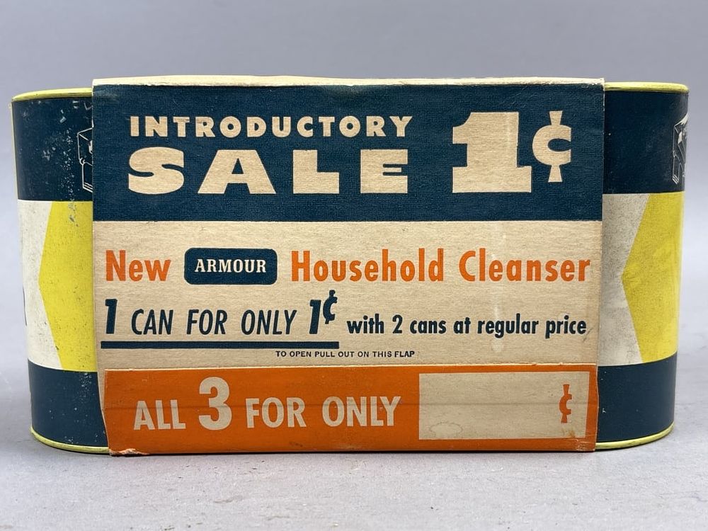 Lot 293: 3 Cans Armour Household Cleanser Brand New