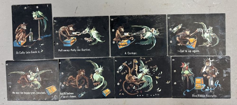 Lot 305: Lot of 8 Armour's Comic Luncheon Beef Cards