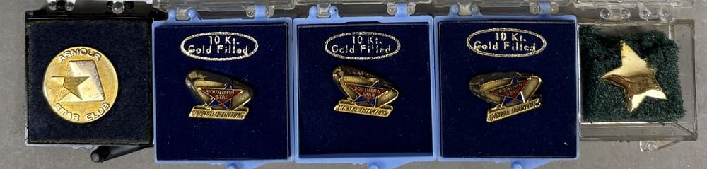 Lot 347: Lot of 5 Armour & Southern Star Quota Busters Pins
