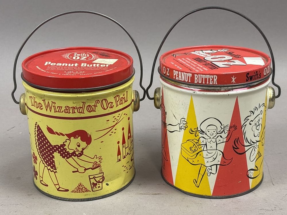 Lot 365: Pair Swift's 2lb Peanut Butter Buckets w/ Handles