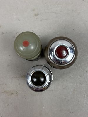 Lot 3 40s 50s Cigarette Car Lighters Red Black Gray. See all photos as a better idea of 