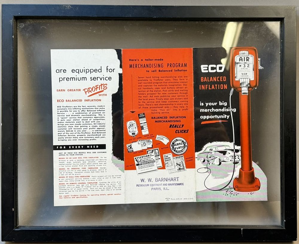 Lot 67B: Eco Meter Balanced Inflation Diecut Advertising Pamphlet