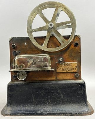 Gamewell Brass Fire Alarm Ticker Tape Telegraph. Great original gamewell ticker tape machine. 