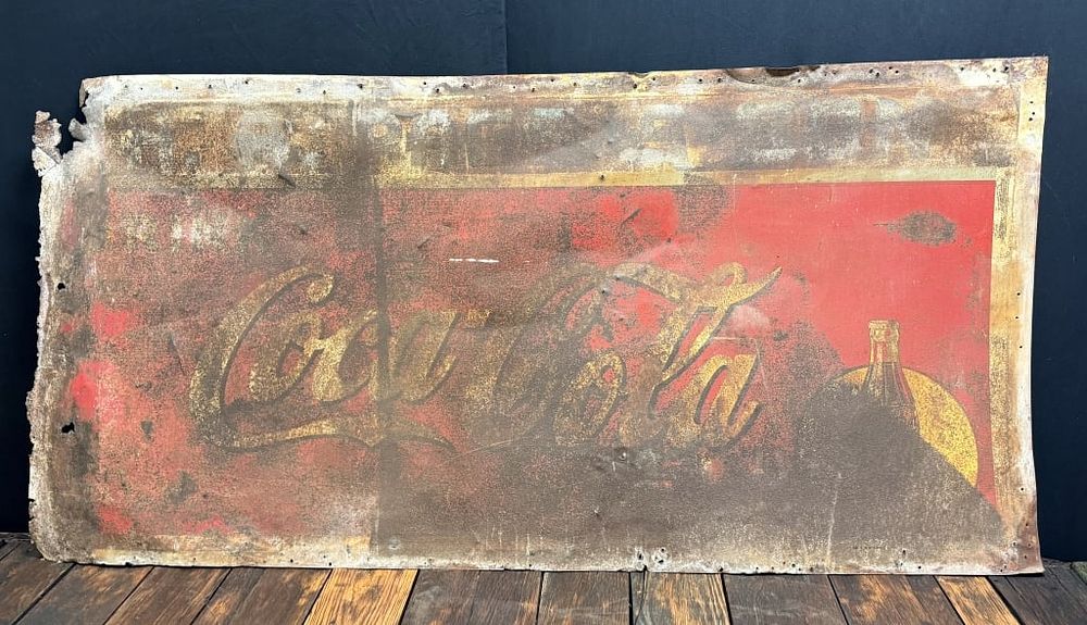 Lot 286: Drink Coca Cola H.A. Page & Son Soda Sign