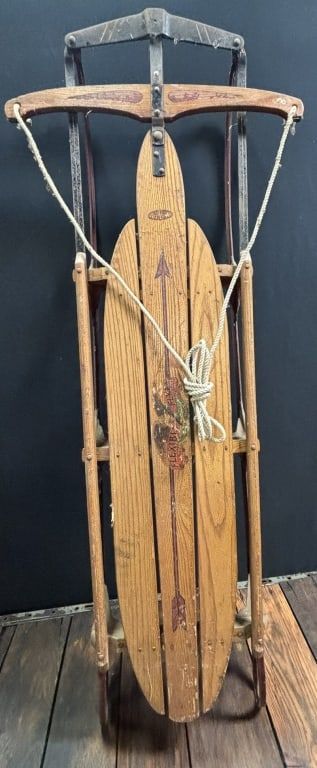 Lot 322: Flexible Flyer Airline Racer Planet Jr Sled CLEAN