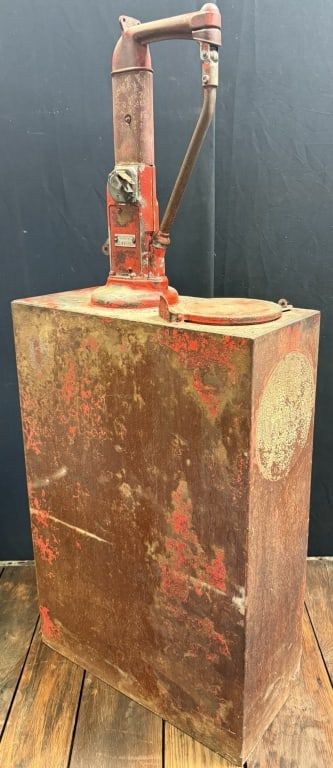 Lot 372: Mobilgas Tokheim Oil Tank & Pump Gas Station