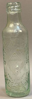 Joseph Wilkinson Gateshead Glass Bottle. Measurements in photos PLEASE NOTE WE OFFER IN HOUSE 