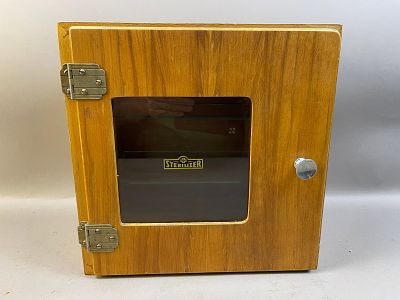 Vintage Sterilizer Medicine Cabinet Glass Shelves. Measurements in photos PLEASE NOTE WE OFFER 