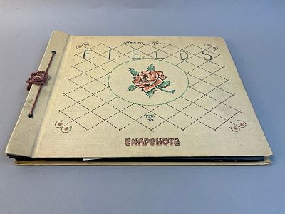 Antique 1945 Photo Snapshot Book Military Family. Measurements in photos PLEASE NOTE WE OFFER IN 