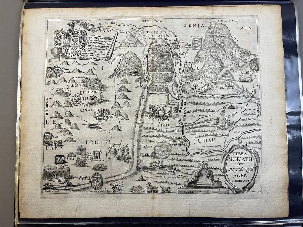 Lot 238: Terra Moriath Sive Solymarum Ager Engraving Fuller