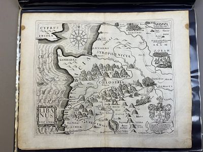 Lebanon & Its Neighborhood Thomas Fuller Engraving. Measurements in photos PLEASE NOTE WE OFFER 