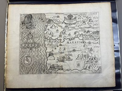 Piagah Sight of Palestine & Confines T. Fuller Map. Measurements in photos PLEASE NOTE WE OFFER 