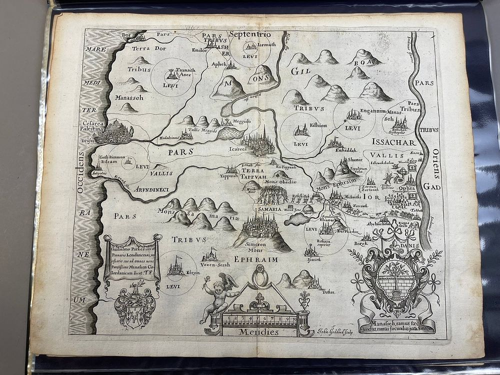 Lot 246: Tribe of Manessah 1650 Thomas Fuller Engraving