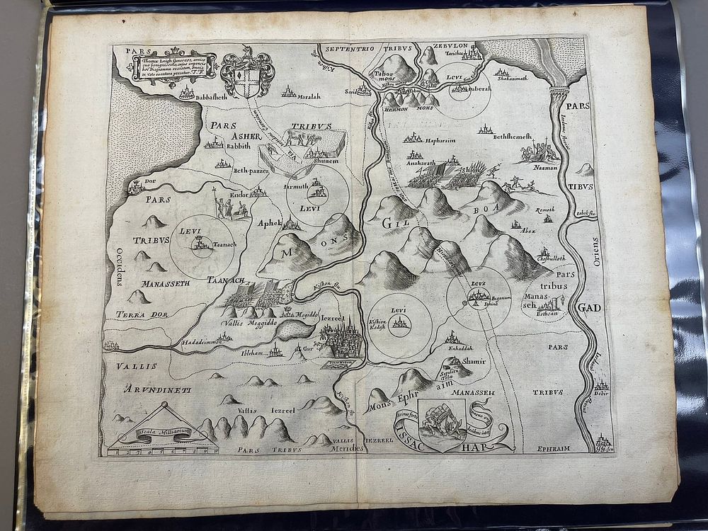 Lot 248: 1650 Engraving Tribe of Ephraim by Thomas Fuller